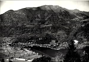 Bild des Verkufers fr Ansichtskarte / Postkarte Filzbach Kanton Glarus, Blick auf Weesen und Walensee zum Verkauf von akpool GmbH