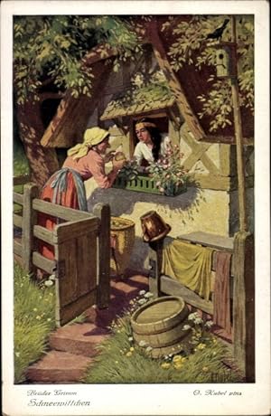 Seller image for Knstler Ansichtskarte / Postkarte Kubel, Otto, Schneewittchen, Mrchen Brder Grimm for sale by akpool GmbH