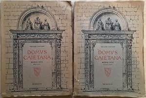 Immagine del venditore per Domus Caietana Medio Evo / Prima e Seconda Parte, Documenti Dell Archivio Caetani, venduto da nika-books, art & crafts GbR