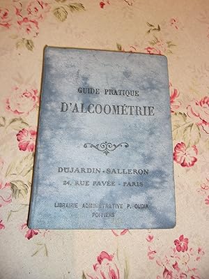 Guide pratique d'alcoométrie