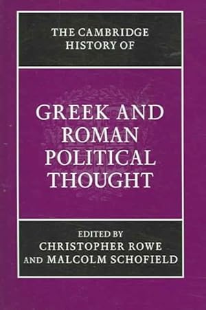 Seller image for Cambridge History of Greek And Roman Political Thought for sale by GreatBookPricesUK
