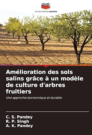 Bild des Verkufers fr Amlioration des sols salins grce  un modle de culture d\ arbres fruitiers zum Verkauf von moluna