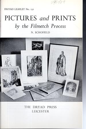 Bild des Verkufers fr picrures and Prints By the Filmetch Process (Dryad Leaflet No.151) zum Verkauf von Dorley House Books, Inc.