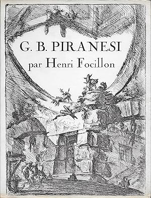 Seller image for Giovanni-Battista Piranesi for sale by Librairie Seigneur