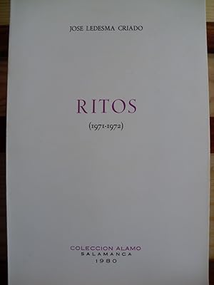 Imagen del vendedor de RITOS (1971-1972) a la venta por LIBRERA ROBESPIERRE