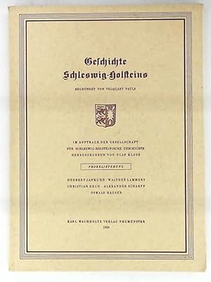 Imagen del vendedor de Geschichte Schleswig-Holsteins - Probelieferung - a la venta por Leserstrahl  (Preise inkl. MwSt.)