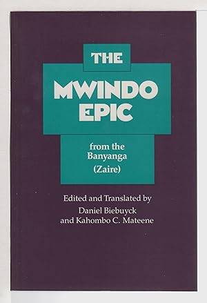 Seller image for THE MWINDO EPIC FROM THE BANYANGA (ZAIRE) for sale by Bookfever, IOBA  (Volk & Iiams)