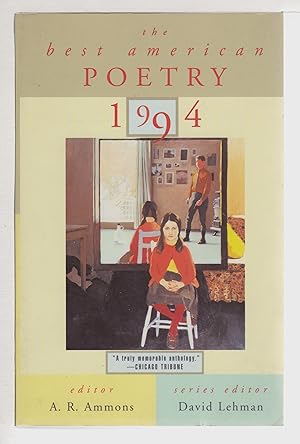 Immagine del venditore per THE BEST AMERICAN POETRY 1994. venduto da Bookfever, IOBA  (Volk & Iiams)