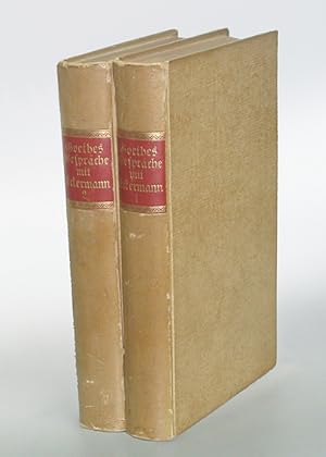 Goethes Gespräche mit J. P. Eckermann. 2 Bde.