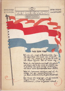Bevrijdingsnummer Vrij Nederland. Exrtra uitgave voor Z. Holland