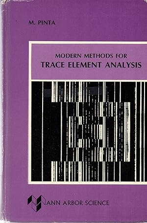 Immagine del venditore per Modern Methods for Trace Element Analysis venduto da Book Booth