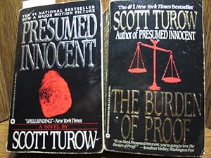 Seller image for PRESUMED INNOCENT / BURDEN OF PROOF for sale by The Book Abyss