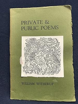 Seller image for Private & Public Poems for sale by Friends of the Library Bookstore