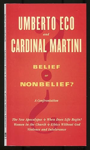 Seller image for Belief or Nonbelief? : A Confrontation for sale by Between the Covers-Rare Books, Inc. ABAA