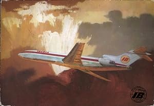Ansichtskarte / Postkarte Spanisches Passagierflugzeug, Iberia, Boeing 727