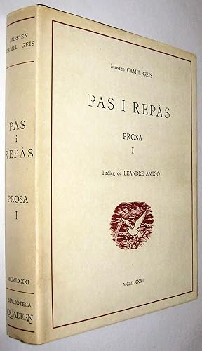 Imagen del vendedor de PAS I REPAS - PROSA I - EN CATALAN - (S1) a la venta por UNIO11 IMPORT S.L.