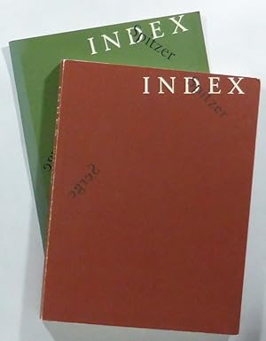 Bild des Verkufers fr Serge Spitzer. Index 1972-1992. Catalogue + Supplement. zum Verkauf von Patrik Andersson, Antikvariat.