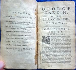 George Dandin ou Le Mari Confondu, from the 1713 Les Oeuvres De Monsieur De Moliere.