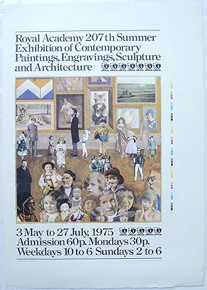 Royal Academy 207th Summer Exhibition of Contemporary paintings, Engravings, Sculpture and Archit...