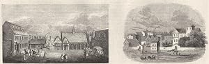 1573. Arundel House; 1574. Essex House. (From Hollar's view of London, 1647)