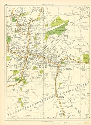 [Leigh, Pennington, Lately Common, Green Lane End, Bedford] (Map Section #124)