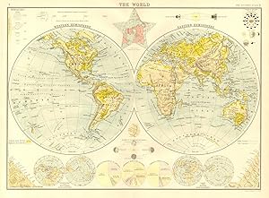 The World; Western Hemisphere; Eastern Hemisphere; Northern and Southern Hemispheres; Land and Wa...
