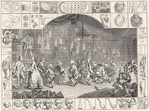 2441. Dancing. (From Hogarth's 'Analysis of Beauty')