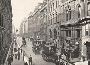 Image du vendeur pour Leadenhall Street. - Showing the P. & O. Offices on the Right mis en vente par Antiqua Print Gallery
