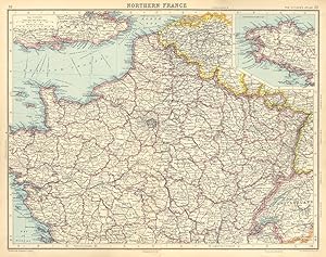 Northern France; Inset map of Morbihan