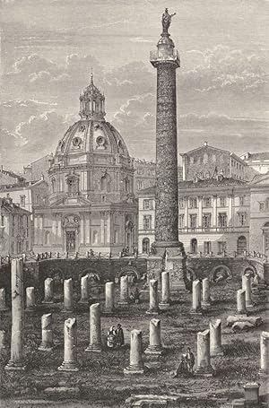 Trajan's Column and Ulpian Basilica