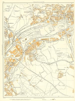 [Brinsworth, Greenland, Kimberworth, Blackburn, Carbrook, Canklow, Hill Top] (Map section # 174)