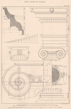 Bild des Verkufers fr Ionic order at Eleusis zum Verkauf von Antiqua Print Gallery