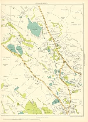 [Delph Reservoir, Horrocks Foid, Egerton, Dimple, Eagley, Dunscar] (Map Section #65)
