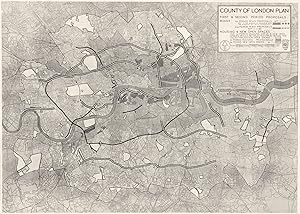 Bild des Verkufers fr First and Second Period Proposals; County of London Plan zum Verkauf von Antiqua Print Gallery