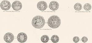 1461. George (gold) Noble of Henry VIII; 1462. Gold crown of Henry VIII; 1463. Gold Half-Crown of...