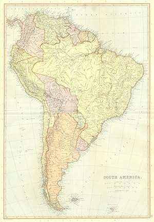 South America, general map