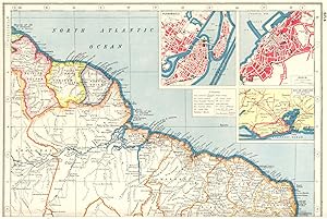 South America ( Section II ); Inset map of Pernambuco; Bahia (Sao Salvador); Rio de Janeiro and E...