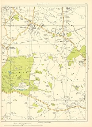 [Whiston, The Holt, Whiston Lane End, Halsnead Park, Cronton, Rainhill] (Map Section #159)
