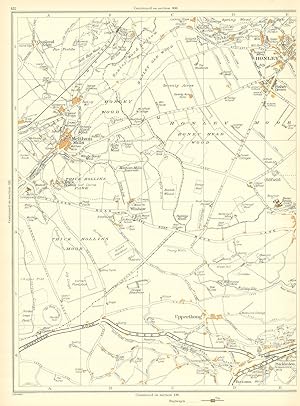 [Upperthong, Thick Hollins Moor, Meltham Mills, Crosland Edge, Honley] (Map section # 122)