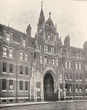 Seller image for Southwark Street - The Head-quarters of the Metropolitan Fire Brigade for sale by Antiqua Print Gallery