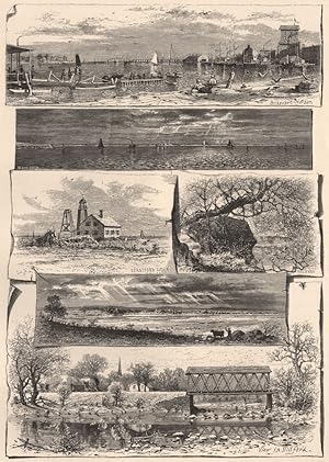 Immagine del venditore per Scenes in Bridgeport, Stratford, and Milford venduto da Antiqua Print Gallery