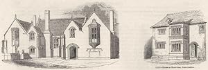 1351. Great Chatfield Manor-House, Wilts; 1352. House at Grantham, Lincolnshire