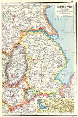 England & Wales; Inset map of Manchester Ship Canal