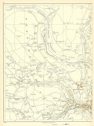 [Hamlet, Foul Scout, Slack, Blackshaw Head, Heptonstall, Colden, New Delight] (Map section # 58)