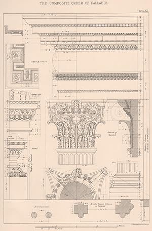 Bild des Verkufers fr The composite order of Palladio zum Verkauf von Antiqua Print Gallery