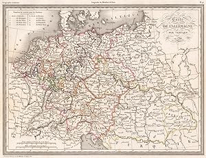 Carte de l'Allemagne par cercles en 1789