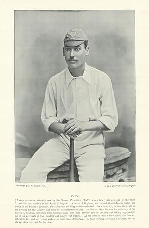 [Frederick William Tate. Off-spin bowler. Sussex cricketer] If only played occasionally now by th...
