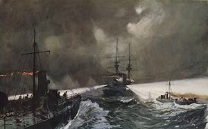 Torpedo Boats in Action at the Naval Manoeuvres. Torpedo Boats, 75 to 130 Tons. Armament, 3 to 5 ...