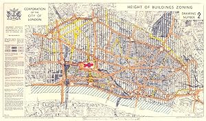 Preliminary Proposals for the Post-war Reconstruction of the city of London,1944; Height of Build...