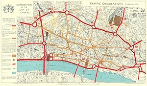 Preliminary Proposals for the Post-war Reconstruction of the city of London,1944; Traffic Circula...